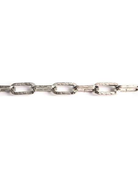 CATENA ORNAMENTALE PRETAGLIATA MARTELLATA QUADRATA - Senza Marca | Utensili Store
