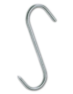 GANCIO AD 'S' MACELLAIO ACCIAIO INOX - Senza Marca