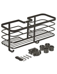 SUPPORTO TUBO DOCCIA METALTEX ORIGIN LAVA NERO  - Senza Marca