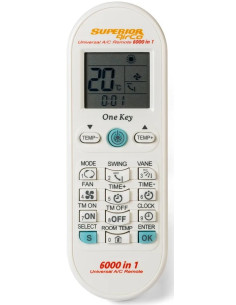 TELECOMANDO PER CLIMATIZZATORI AIRCO 6000in1 - SUPERIOR