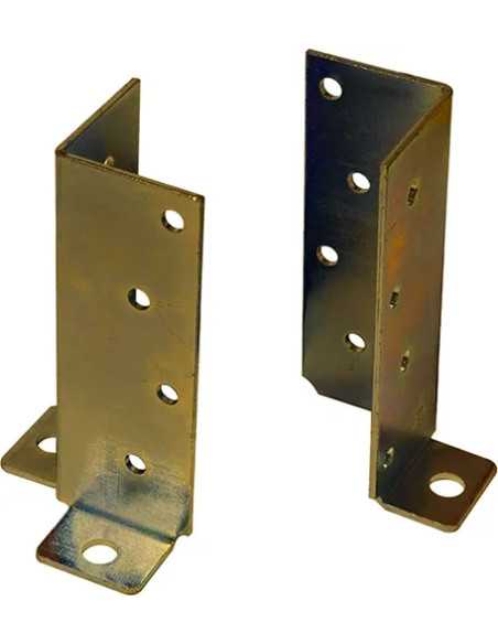 SUPPORTO PER TRAVI ANGOLARE TROPICALIZZATA ZINCO+ - Senza Marca | Utensili Store