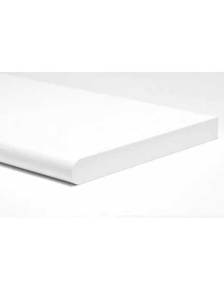 MENSOLA MELAMINICA STONDATO BIANCO - UNOLEGNO | Utensili Store