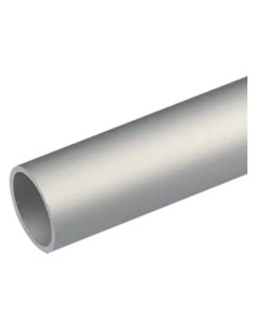 UNIKO - PROFILO PER FAI DA TE TIPO TONDO mm 8 x 1 - mt 1 col.argento