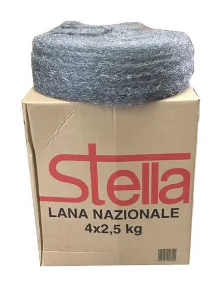 LANA ACCIAIO NAZIONALE GRANA GROSSA - Senza Marca | Utensili Store