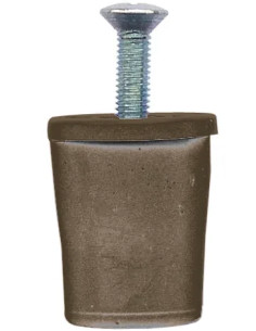 TAPPO D'ARRESTO PER TAPPARELLA PVC 30 MARRONE - BOLIS