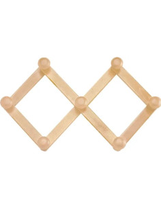 APPENDIABITI LEGNO ESTENSIBILE 7 POSTI FRASSINO - Senza Marca