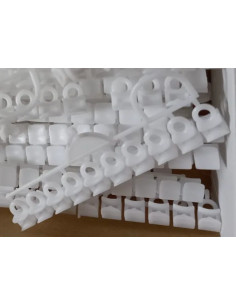 SCORREVOLE NYLON BIANCO SCORRITENDA - Senza Marca