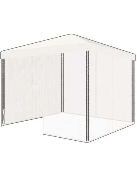 ZANZARIERE PER GAZEBO COMPONIBILE BIANCO - IRS | Utensili Store