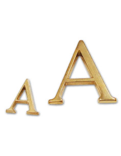 LETTERA E IN OTTONE - Senza Marca