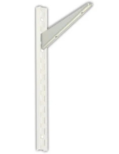 MENSOLA X PROFILO ACC. VERNICIATO BIANCO - Senza Marca