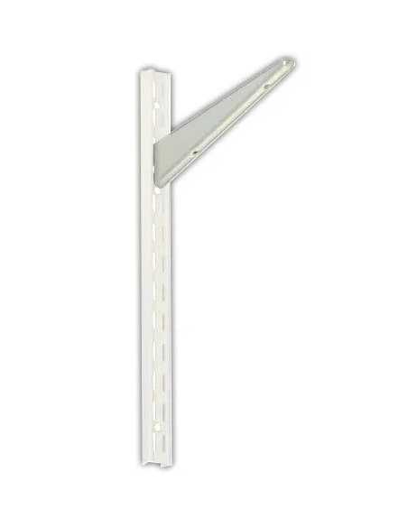 MENSOLA X PROFILO ACC. VERNICIATO BIANCO - Senza Marca | Utensili Store