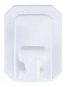 GANCIO ADESIVO JUMBO BIANCO - Senza Marca