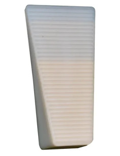 FERMAPORTA PARACOLPO ADESIVO IN ABS CUNEO BIANCO GRANDE - Senza Marca