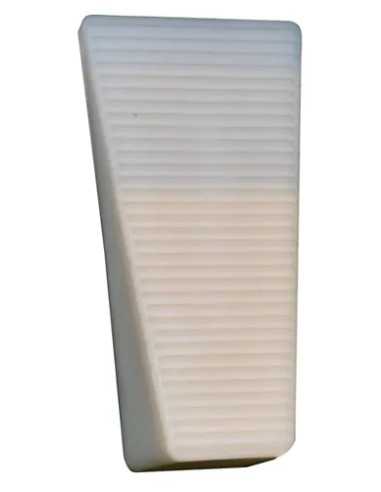 FERMAPORTA PARACOLPO ADESIVO IN ABS CUNEO BIANCO GRANDE - Senza Marca | Utensili Store