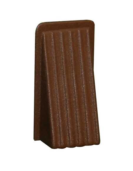 FERMAPORTA ADESIVO CUNEO MARRONE - Senza Marca | Utensili Store