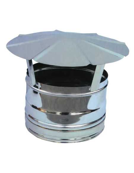 FUMAIOLO FISSO PER CANNA FUMARIA ACCIAIO INOX - Senza Marca | Utensili Store