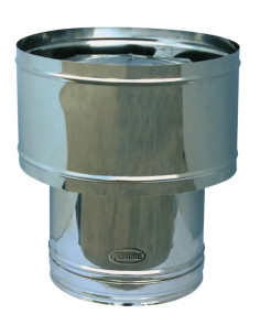 FUMAIOLO A BOTTE PER CANNA FUMARIA ACCIAIO INOX - Senza Marca