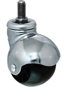 RUOTA SFERICA NYLON C/PERNO - CEBORA