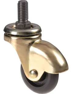 RUOTA NYLON OTTONATA C/PERNO - CEBORA