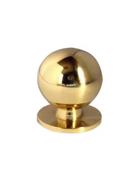 POMOLO OTTONE LUCIDO MM 30 ART 710 BO11 - Senza Marca | Utensili Store