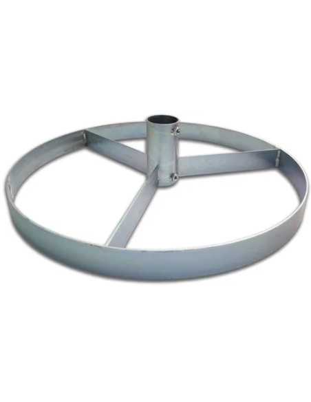 BASE IN ACCIAIO Ø62 CM PER PALO - Senza Marca | Utensili Store