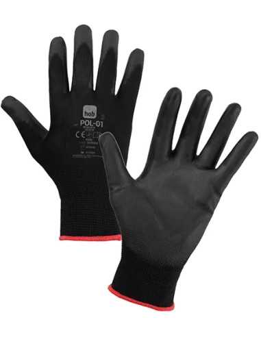 GUANTI LAVORO POLIURETANO NERO - Senza Marca | Utensili Store