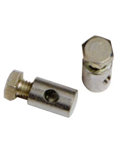 MORSETTI ZINCATI 1 VITE IN TESTA FORO - ZA-HOME