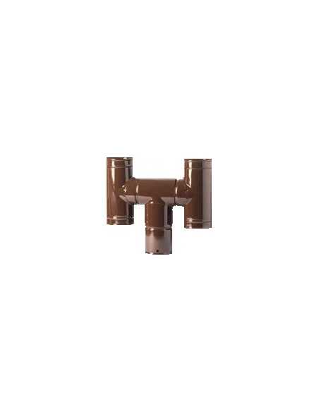 FUMAIOLO H TUBO STUFA MARRONE - Senza Marca | Utensili Store