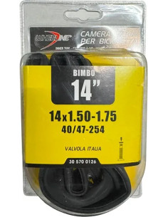 CAMERA D'ARIA X BICI BAMBINO 14 - Senza Marca