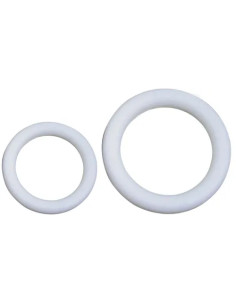 ANELLO PVC BIANCO X SCORRITENDA - Senza Marca