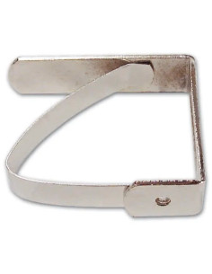 FERMATOVAGLIE CON MOLLA NICHELATO - MINUTEX