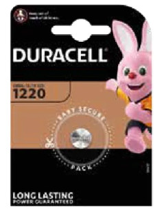 BATTERIE DURACELL LITIO PIATTA CR1220 - Senza Marca