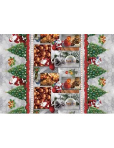 TOVAGLIATO NATALE PVC 'JOY SANTA' - Senza Marca