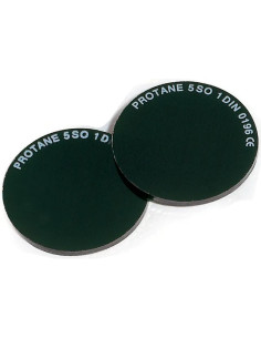 VETRI RICAMBIO VERDI PER OCCHIALI TONDI - Senza Marca