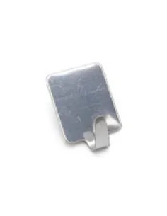 GANCIO ADESIVO INOX 1 POSTO MAURER BL.2PZ - MAURER