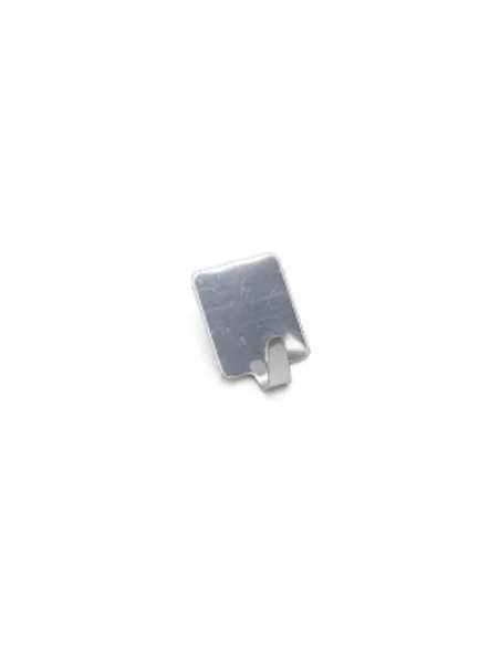 GANCIO ADESIVO INOX 1 POSTO MAURER BL.2PZ - MAURER | Utensili Store
