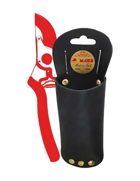 PORTA FORBICI IN CUOIO ARTIGIANALE BORCHIATO - Senza Marca | Utensili Store