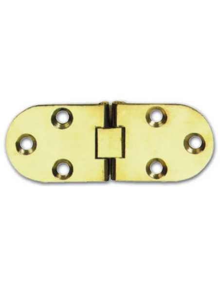CERNIERA MOBILI A BISCOTTO OTTONE CON FERMO - VI.TEL. | Utensili Store
