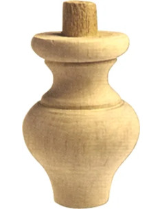 GAMBA IN LEGNO ONTANO A CIPOLLA 030108 - Senza Marca