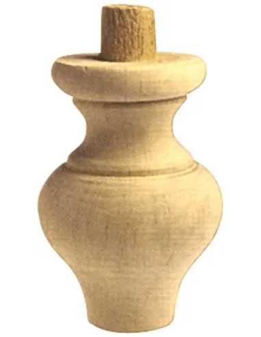 GAMBA IN LEGNO ONTANO A CIPOLLA 030108 - Senza Marca | Utensili Store