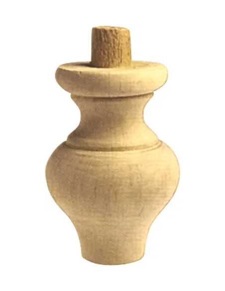 GAMBA IN LEGNO ONTANO A CIPOLLA 030108 - Senza Marca | Utensili Store