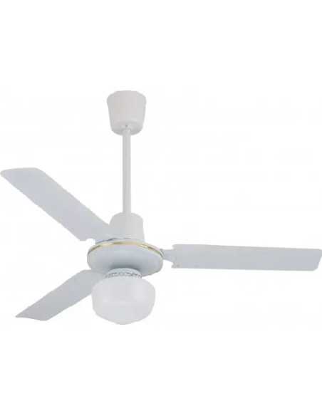 VENTILATORE DA SOFFITTO 3 PALE BIANCO C/LUCE ZFS8093 - Senza Marca | Utensili Store