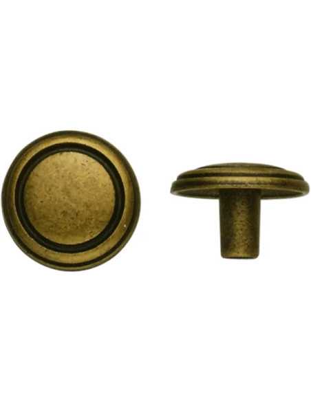 POMOLO METAL STYLE 24210Z MM 28 OTTONE ANTICO - METAL-STYLE | Utensili Store