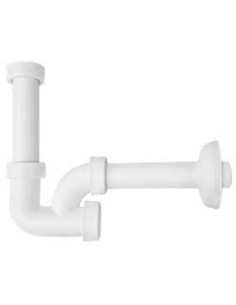 SIFONE A U ISPEZIONABILE PER LAVABO/BIDET  - Senza Marca