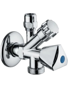 RUBINETTO SOTTOLAVABO DOPPIO USO CON ATTACCO LAVATRICE - AMBROSIANA