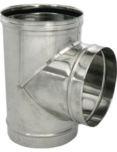 RACCORDO TUBO STUFA PELLET ACCIAIO INOX - Senza Marca