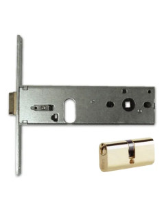 SERRATURA ISEO 704.601S C/CILINDRO 8300 DA INFILARE PER FASCE FERRO - ISEO