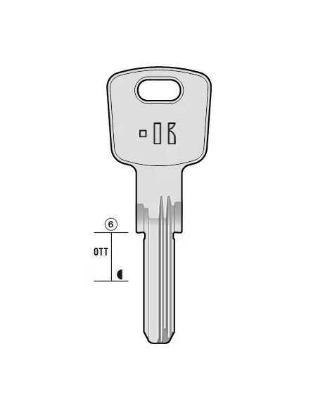 CHIAVE KEYLINE PUNZONATE SERRATURE A CIL. - KEYLINE | Utensili Store