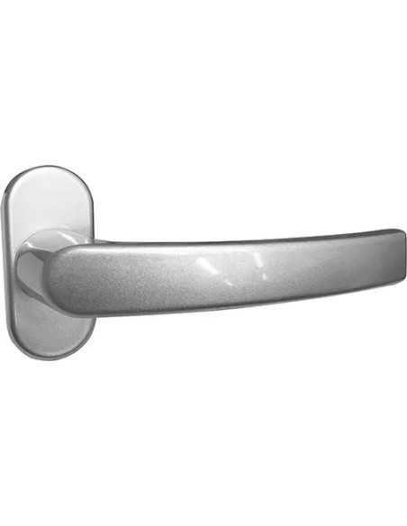 MANIGLIA PER INFISSI DK ALLUMINIO ARGENTO SATINATO - VI.TEL. | Utensili Store