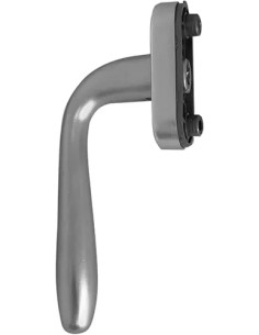 MANIGLIA DK IN ALLUMINIO AGNONE ARGENTO SATINATO - VI.TEL.